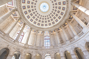 Image of the ceiling inside the U.S. Congress
