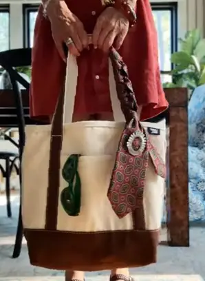 Purse and red dress